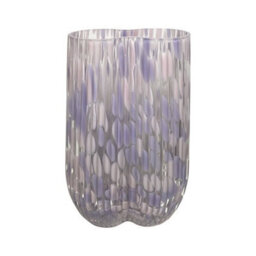 Straits Large Textured Mood Pink Glass Flower Vase 28Cm - thumbnail 1
