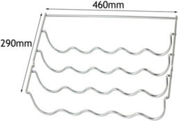 Spares2Go Wine Bottle Rack Shelf Insert Compatible With Beko Fridge (457 X 290 X 70mm) - thumbnail 2