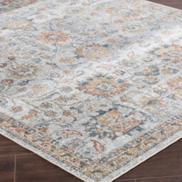 Livabliss Lillian-Washable Grey Yellow Blue Traditional Vintage Boho Living Dining Rug 140 X 200 Cm Easy Care, Non Shedding - thumbnail 6