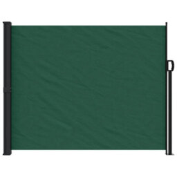 Berkfield Retractable Side Awning Dark Green 160X600 Cm - thumbnail 3