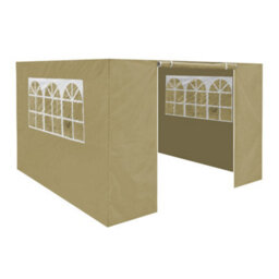 Loops Durable 3X3M Beige Pop-Up Gazebo With Waterproof Side Walls For Outdoor Events - thumbnail 8