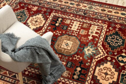 RugsX Wool Carpet Kashqai 4306 300 Oriental, Frame Terracotta / Beige  67X130 Cm - thumbnail 5