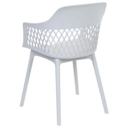 Beliani Set Of 2 Light Grey Dining Chairs With Ergonomic Backrest - thumbnail 7