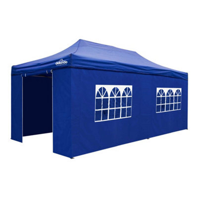 Dellonda Premium 3X6M Pop-Up Gazebo & Side Walls With Carry Bag, Stakes & Weight Bags - image 1