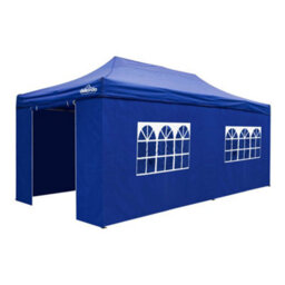 Dellonda Premium 3X6M Pop-Up Gazebo & Side Walls With Carry Bag, Stakes & Weight Bags - thumbnail 1