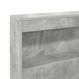 Berkfield With Headboard 2 Pcs Concrete Grey 160 X 200 Cm Engineered Wood - thumbnail 9
