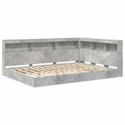 Berkfield With Headboard 2 Pcs Concrete Grey 160 X 200 Cm Engineered Wood - thumbnail 2