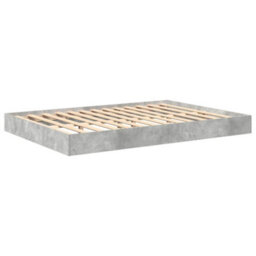 Berkfield With Headboard 2 Pcs Concrete Grey 160 X 200 Cm Engineered Wood - thumbnail 4