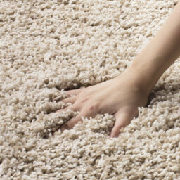 Bravich Beige Thick Shaggy Circle Rug - California - 120Cm - thumbnail 2