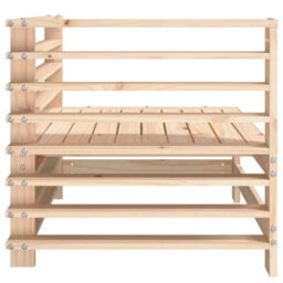 Berkfield Garden Corner Sofa Solid Wood Pine - thumbnail 5