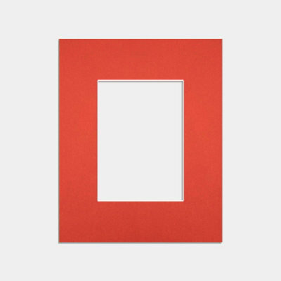 Ak Frames 20X16 Poppy Red Picture Mounts To Fit A4 Aperture Size - Mount Board Only (No Frame Included) - image 1