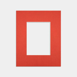 Ak Frames 20X16 Poppy Red Picture Mounts To Fit A4 Aperture Size - Mount Board Only (No Frame Included) - thumbnail 1
