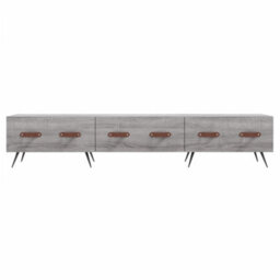 Walplus Tv Cabinet Grey Sonoma 150X36X30 Cm Engineered Wood - thumbnail 5