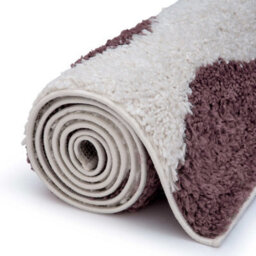 The Rugs Moodi Shaggy Purple Nimbus Rug Runner Abstract Thick High Pile For Living Rooms, Bedrooms, Hallways, Kitchens - thumbnail 6