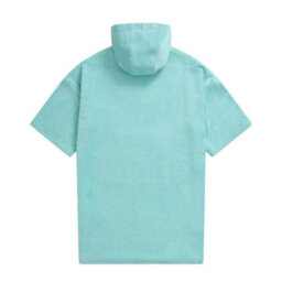 Animal Childrens/kids Gill Towelling Organic Hooded Towel Turquoise (S-M) - thumbnail 2