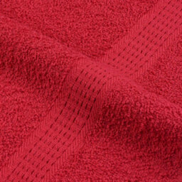 Berkfield Wash Towels 4 Pcs Frogn Red 30X30 Cm 100% Cotton - thumbnail 7