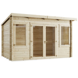 Billyoh Fraya Pent Log Cabin - 4.0M X 2.5M (13 X 8Ft) - 44mm - thumbnail 7