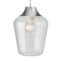 Litecraft Alia Chrome Easy Fit Lamp Shade - thumbnail 2