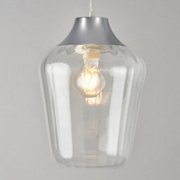 Litecraft Alia Chrome Easy Fit Lamp Shade - thumbnail 3