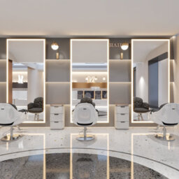 Cassilando White Led Full Length Mirror 180X80Cm/70.86X31.49In  Color Dimmable Free Standing Wall Mounted - thumbnail 5