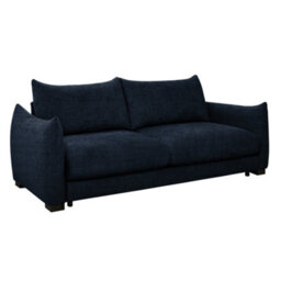 Dorel Home Charlotte 3 Seater Sofa Bed With Fabric Cover In Navy Blue