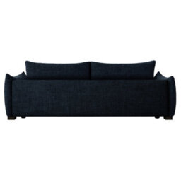 Charlotte 3 Seater Sofa Bed With Fabric Cover In Navy Blue - thumbnail 6
