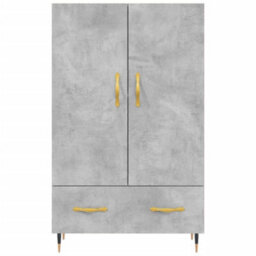 Berkfield Highboard Concrete Grey 69.5X31X115 Cm Engineered Wood - thumbnail 6
