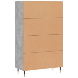 Berkfield Highboard Concrete Grey 69.5X31X115 Cm Engineered Wood - thumbnail 8