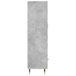 Berkfield Highboard Concrete Grey 69.5X31X115 Cm Engineered Wood - thumbnail 7