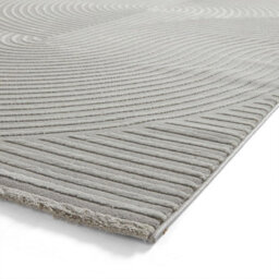 Grey Optical 3D Washable Modern Abstract Dining Room Bedroom & Living Room Rug-120Cm X 170Cm - thumbnail 6
