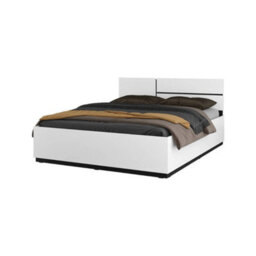 Arte  Kross Eu King Bed Frame In Crisp White - 160X200Cm Modern Sleep Solution With Dual Headboard Options - thumbnail 1
