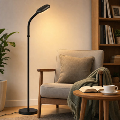 Daylight Led Floor Lamp - Modern Free Standing Reading Light 12W - image 1