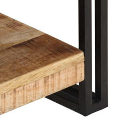 Berkfield Industrial Tv Cabinet 120X30X40 Cm Rough Mango Wood - thumbnail 5