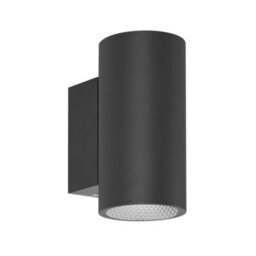 Luminosa Lighting Luminosa Lenta 20W Outdoor Up Down Wall Lamp Black 4000K Neutral White 2Xled Ip54