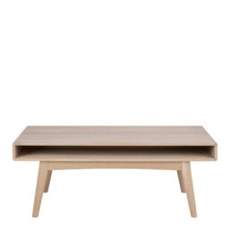 Wyld Haus Mossbloom White Oak Coffee Table With Open Shelf 1300X700X500mm - thumbnail 4