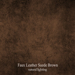 Faux Leather Suede Brown Right Hand Facing Corner Sofa Lugano - thumbnail 5