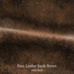 Faux Leather Suede Brown Right Hand Facing Corner Sofa Lugano - thumbnail 6