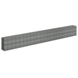 Berkfield Gabion Raised Bed Galvanised Steel 450X30X60 Cm - thumbnail 3