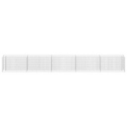 Berkfield Gabion Raised Bed Galvanised Steel 450X30X60 Cm - thumbnail 4
