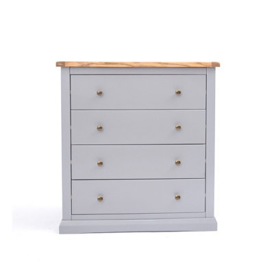 Cabinet Bits Rocca 4 Drawer Chest Of Drawers Brass Knob - image 1