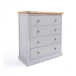 Cabinet Bits Rocca 4 Drawer Chest Of Drawers Brass Knob - thumbnail 2