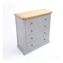 Cabinet Bits Rocca 4 Drawer Chest Of Drawers Brass Knob - thumbnail 3