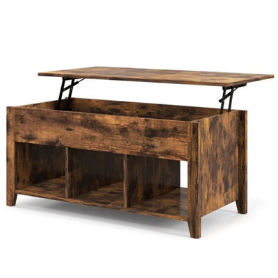 Lift Top Coffee Table Contemporary Wood Lift Top Dining Cocktail Table Living - image 1