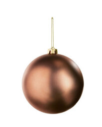 Werchristmas Espresso Extra Large Shatterproof Bauble Matt 15 Cm - thumbnail 1