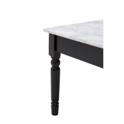 Orsina Marble Top Coffee Table, Elegant Decorative Table For Livingroom, Carved Legs Display Table For Bedroom - thumbnail 4