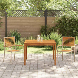Berkfield Garden Dining Set 3 Pcs Beige Poly Rattan - thumbnail 4