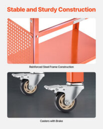 "Vevor Welding Table, 40"" X 24"" Welding Workbench Table With 800Lbs Static Weight Capacity, Movable Steel Work Bench" - thumbnail 4