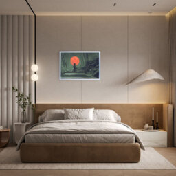 "AK Frames Sleek 24X16"" Silver Thin Modern Picture Frame - Slim And Design For Posters, Prints And Photos - Elegant Wall Frame Decor" - thumbnail 5