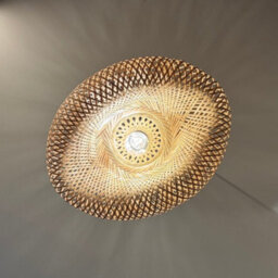 CGC Interiors Cgc Arina Bamboo Easy Fit Hand Made Lampshade - thumbnail 9
