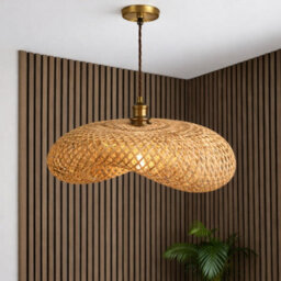 CGC Interiors Cgc Arina Bamboo Easy Fit Hand Made Lampshade - thumbnail 2